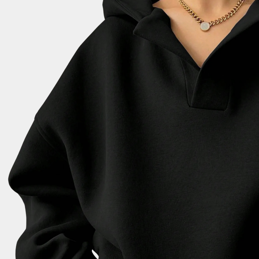 EVERLY - Sweat à Capuche Large pour Femmes
