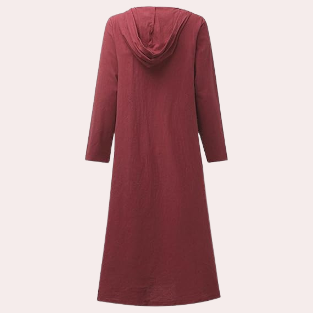 KELINA - Robe à Capuche Chaud pour Femmes