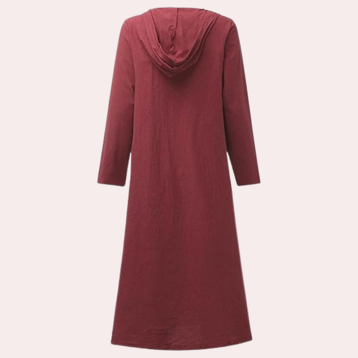 KELINA - Robe à Capuche Chaud pour Femmes