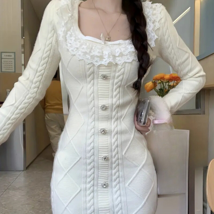 JOANNA - Robe Tricotée Élégante pour Femmes