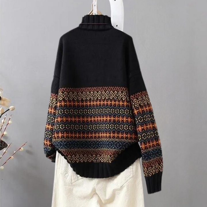 ALAYNE - Pull à Col Roulé Chaud pour Femmes