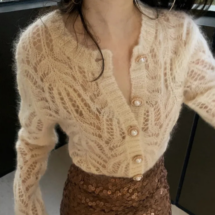 AELIN - Pull Tricoté Aéré Élégant pour Femmes