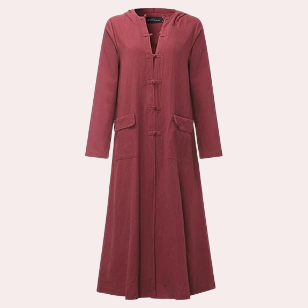 KELINA - Robe à Capuche Chaud pour Femmes
