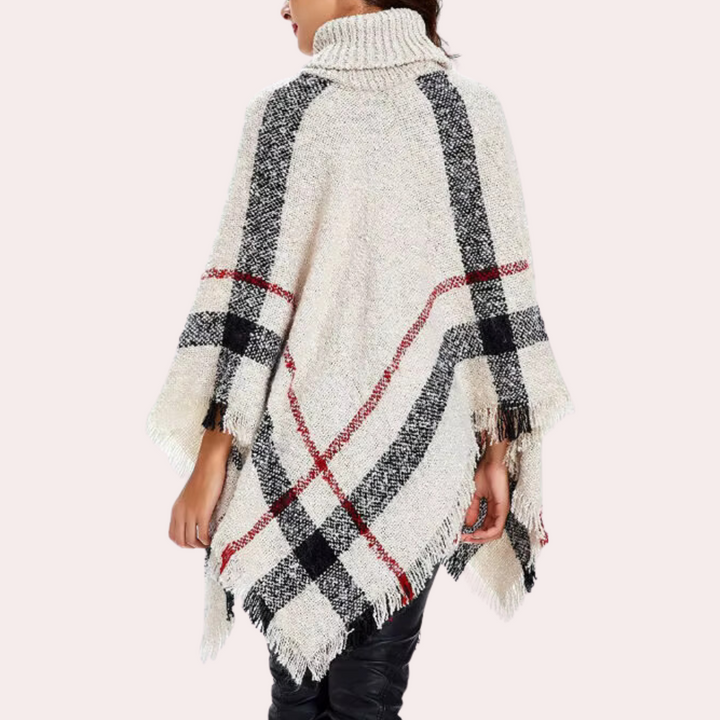 ADIS - Poncho à col roulé tendance pour femmes