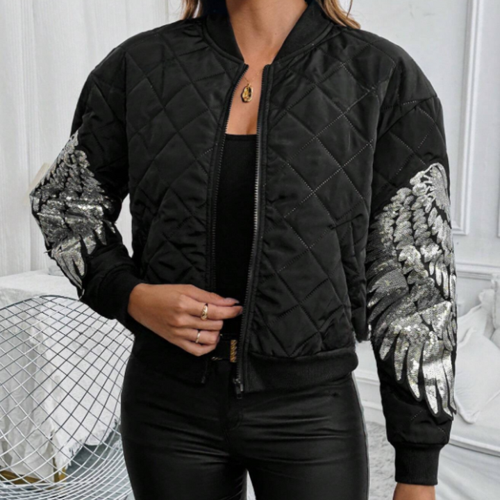 ELLA - Veste à Zip Classique pour Femmes