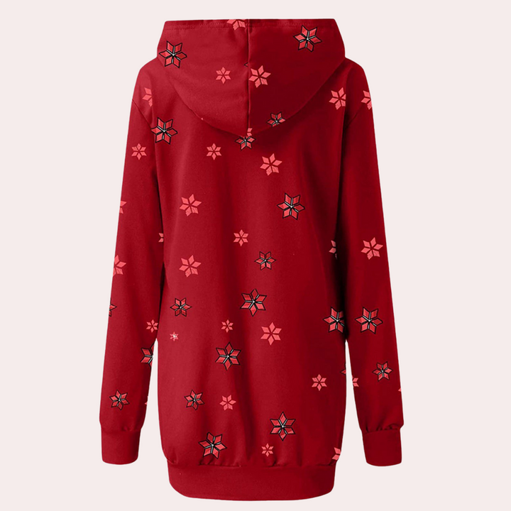 NADALIA - Robe Moderne à Capuche Les Fêtes pour Femme