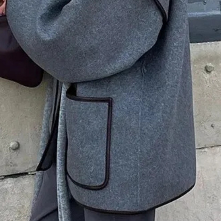 ADINA - Manteau d'Hiver Classique pour Femmes