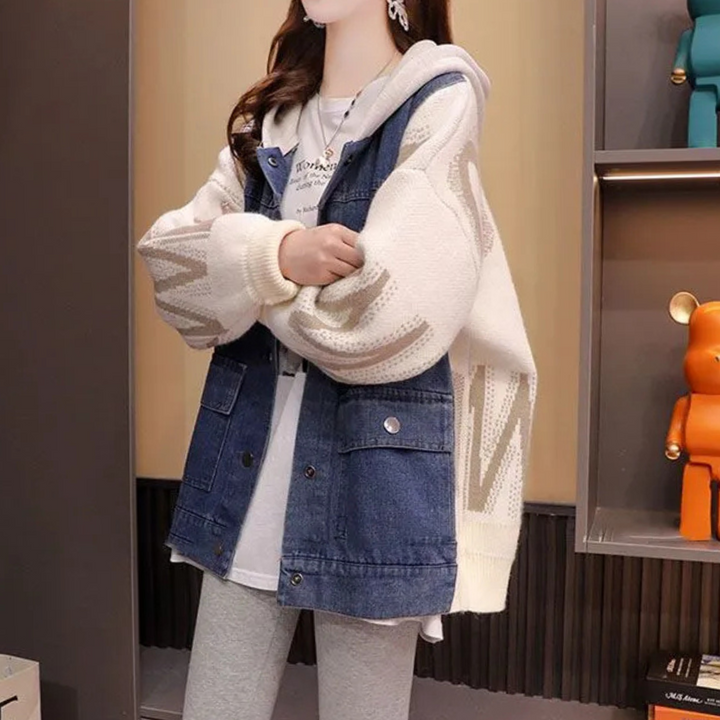 CLOE - Cardigan Innovant à Capuche pour Femmes