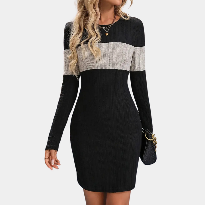 WINNIE - Robe élégante en tricot à manches longues pour femmes