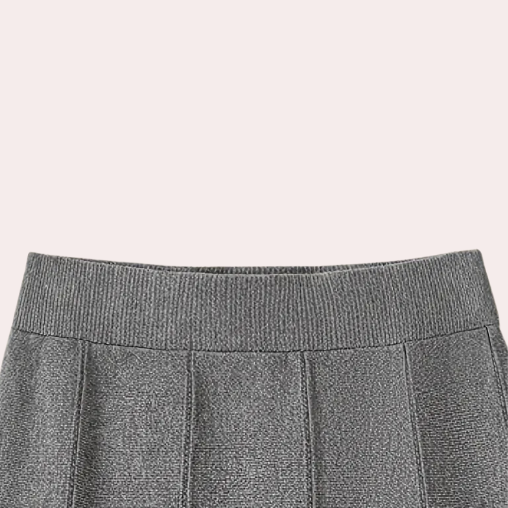 LECEA - Jupe Stylisé à Taille Haute pour Femme