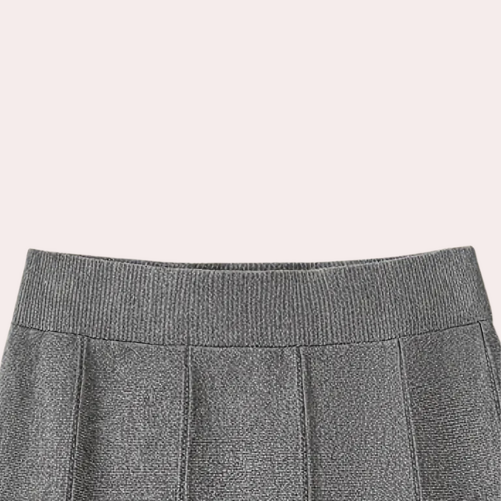 LECEA - Jupe Stylisé à Taille Haute pour Femme
