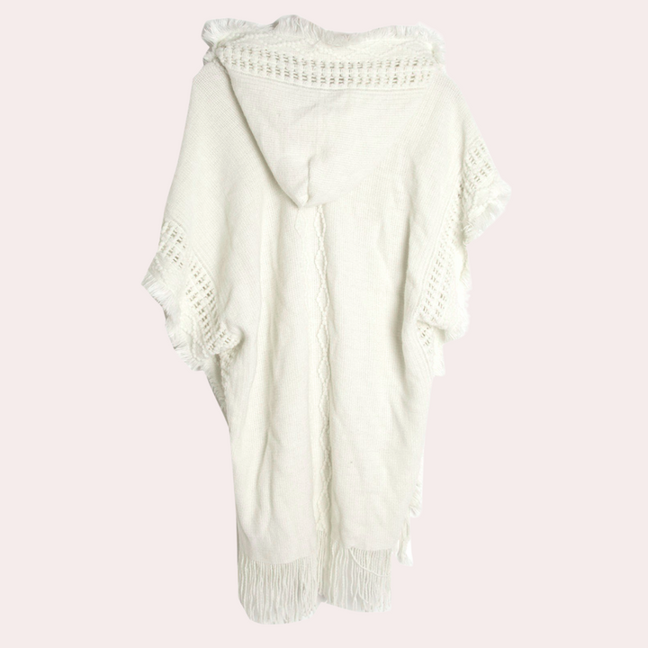 MIRIANA - Pull à capuche et châle pour femmes