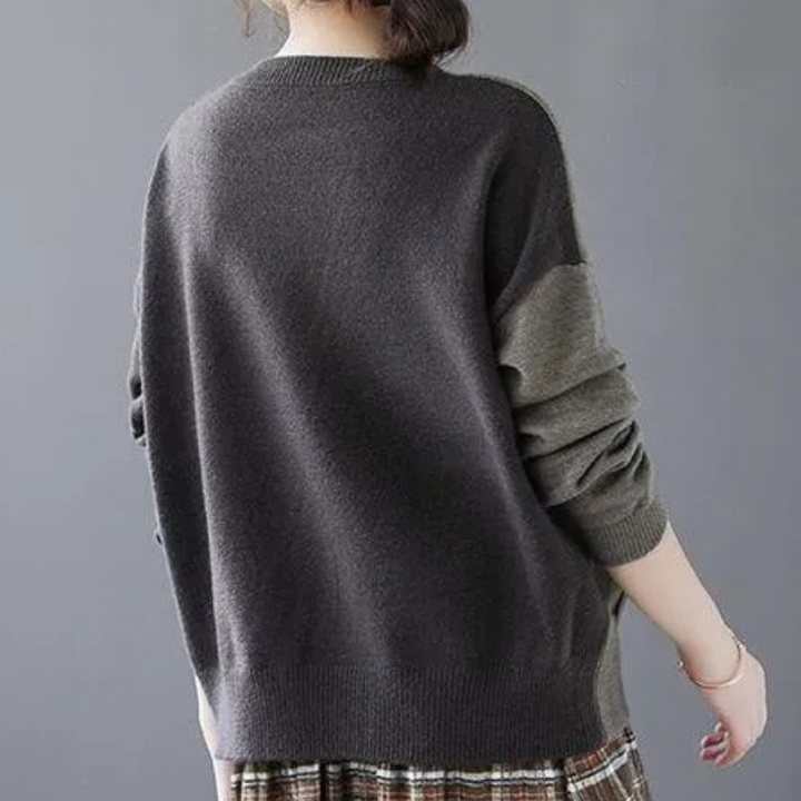 SERINA - Pull Asymétrique Élégant pour Femmes