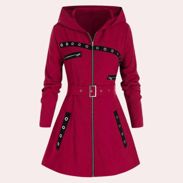 PENNY - Veste à Capuche Elégant avec Fermeture Éclair pour Femmes