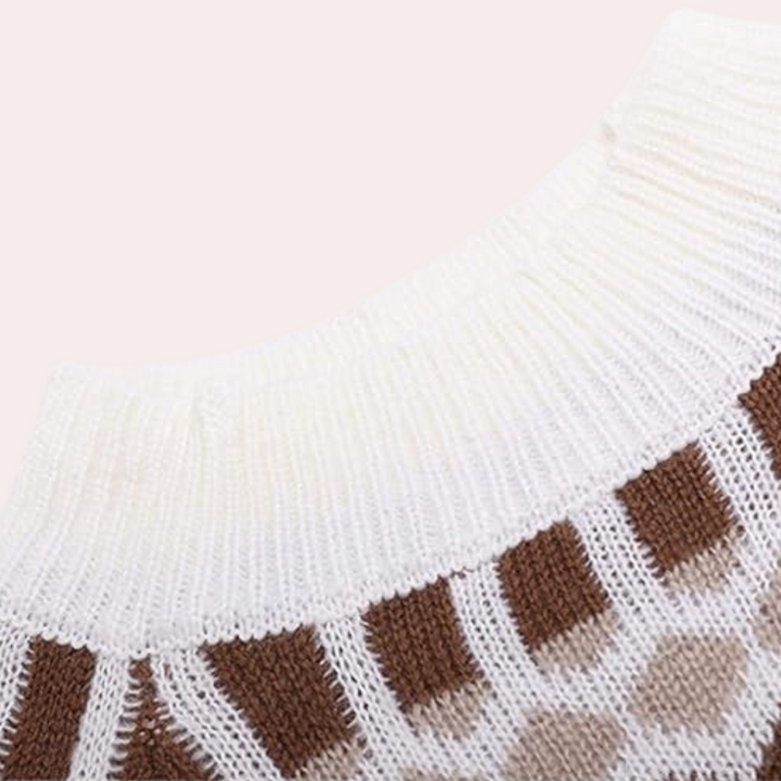 ALLANNA - Pull Chaud Moderne pour Femmes