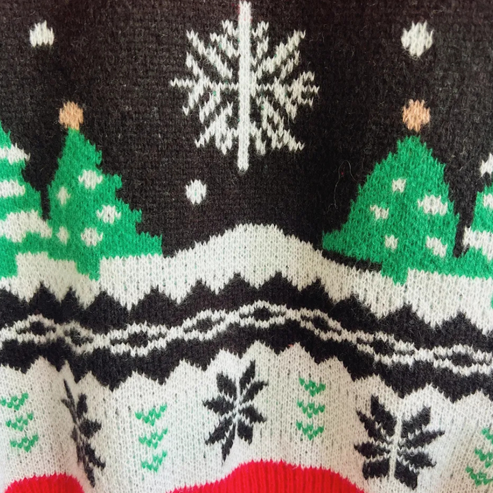 COLLETTE - Pull de Fête Flocons de Neige pour Femme