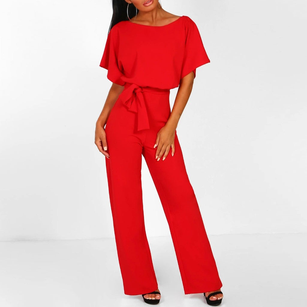 Combinaison Élégante à Ceinture | Confort et Style | Look Polyvalent