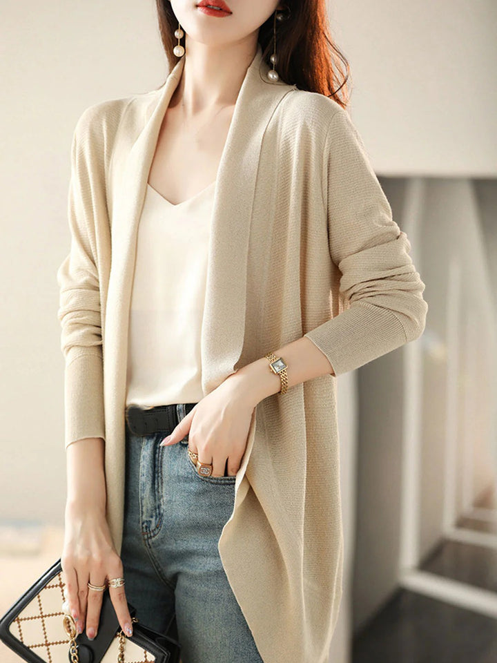 Charlotte - Pull tricoté de couleur unie pour femmes