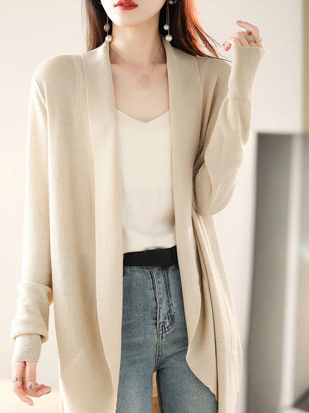 Charlotte - Pull tricoté de couleur unie pour femmes