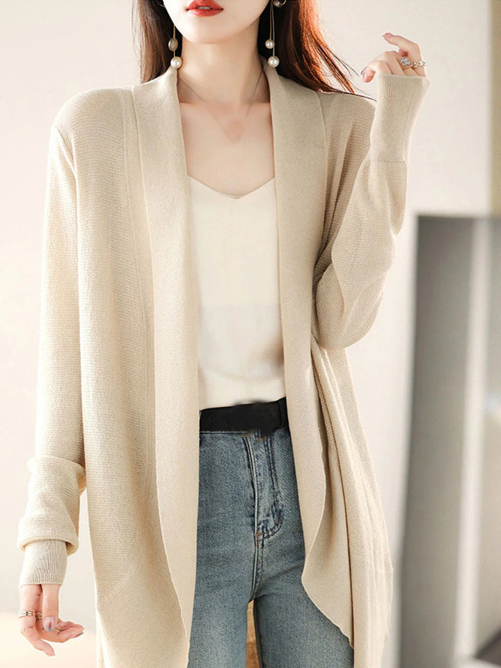 Charlotte - Pull tricoté de couleur unie pour femmes
