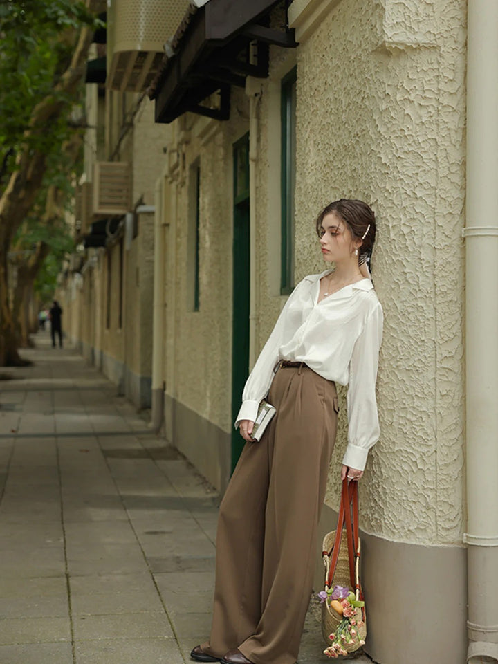 Elizabeth - Pantalon taille haute pour femmes