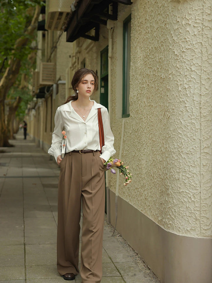 Elizabeth - Pantalon taille haute pour femmes