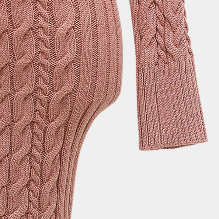 EMA - Robe Pull Tricotée Moderne pour Femmes