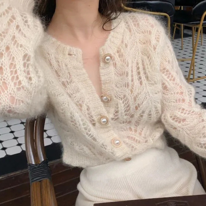 AELIN - Pull Tricoté Aéré Élégant pour Femmes