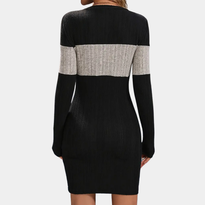 WINNIE - Robe élégante en tricot à manches longues pour femmes