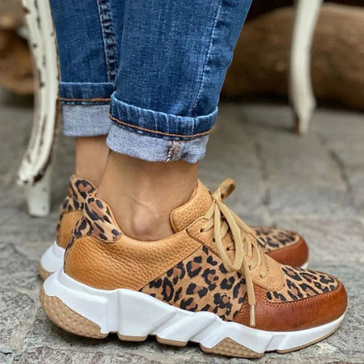 Baskets Mode | Imprimé Léopard | Style Urbain