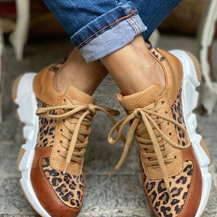Baskets Mode | Imprimé Léopard | Style Urbain