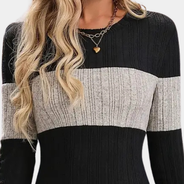 WINNIE - Robe élégante en tricot à manches longues pour femmes