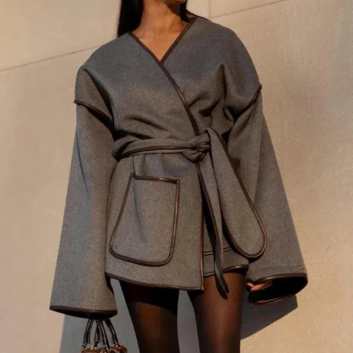 ADINA - Manteau d'Hiver Classique pour Femmes