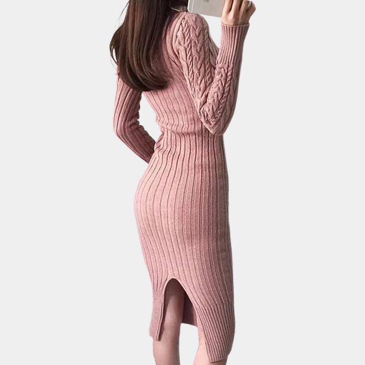 EMA - Robe Pull Tricotée Moderne pour Femmes