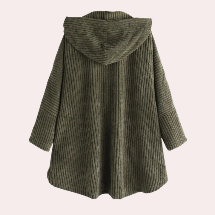 MCKENNA - Manteau en Velours Côtelé pour Femmes