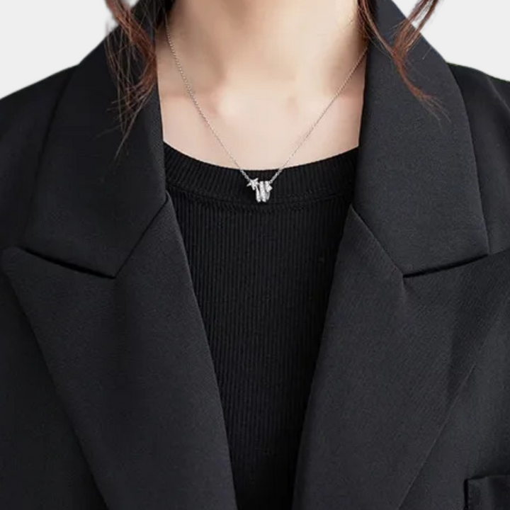 LINZEI - Manteau Élégant de Luxe pour Femmes