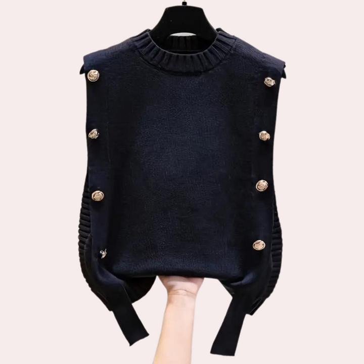 CAROL - Gilet Chaud en Tricot pour Femmes