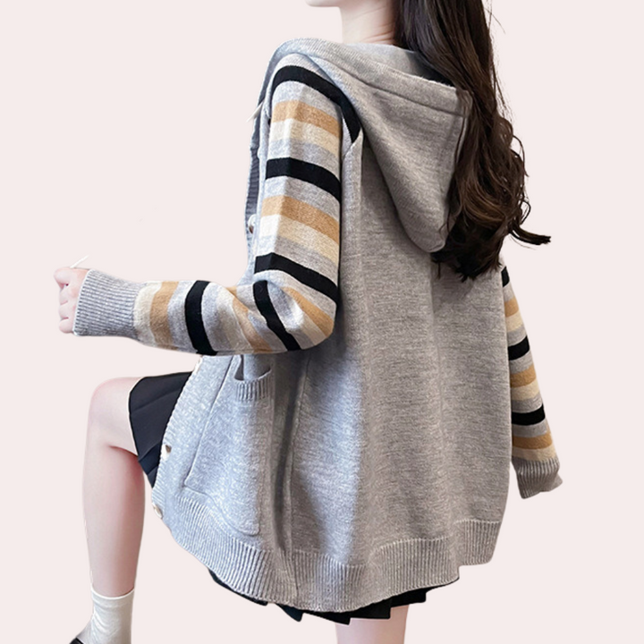 ISIDORA - Cardigan à Capuche Chaud pour Femmes