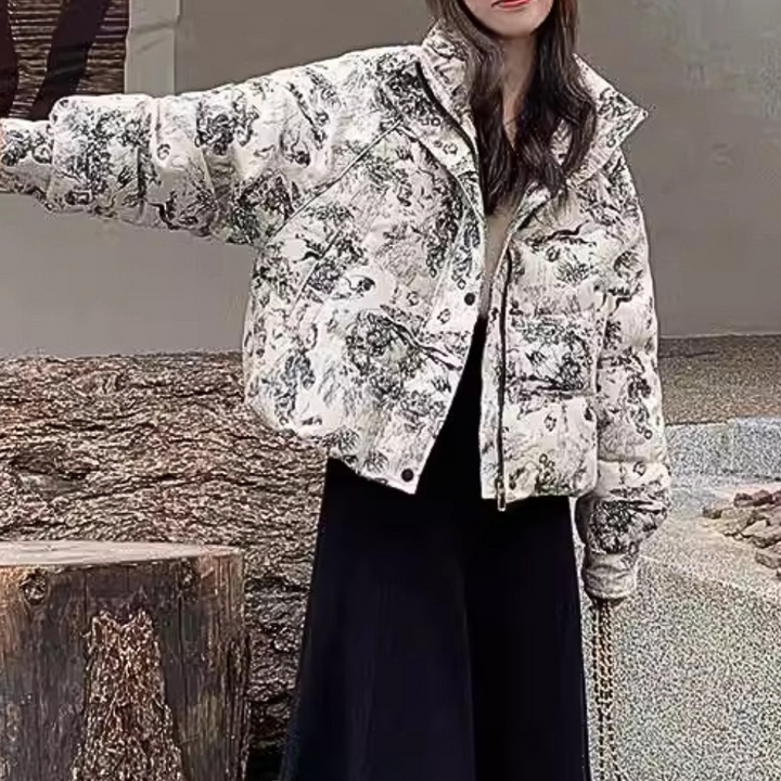 ADILA - Manteau d'Hiver Classique pour Femmes
